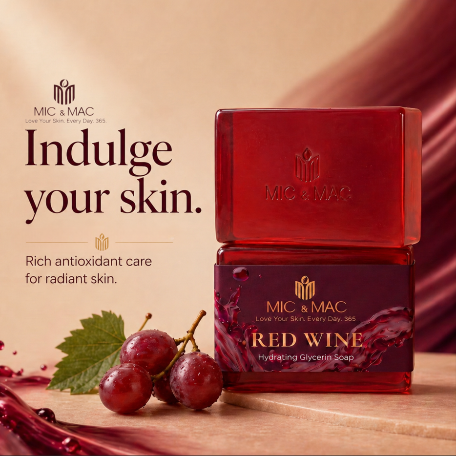 Red Wine Glycerine Glow Bar - Resveratrol Renewal