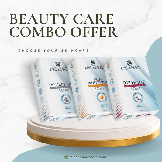 Donkey Milk, Red Wine & Radiance Soap Combo | Mic & Mac